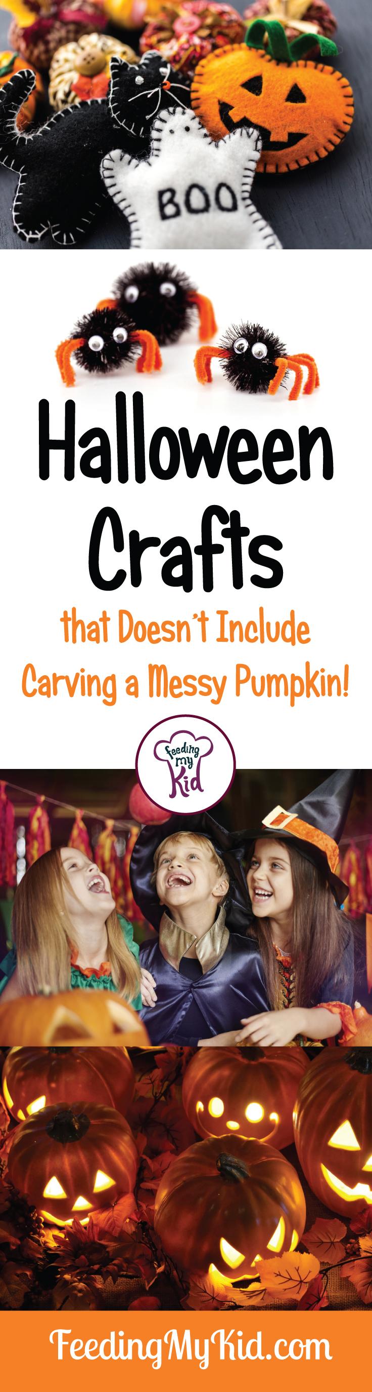 Tired of carving pumpkins that don't seem to last the week? Try these Halloween crafts that will last you all year! Fun Halloween home decor!