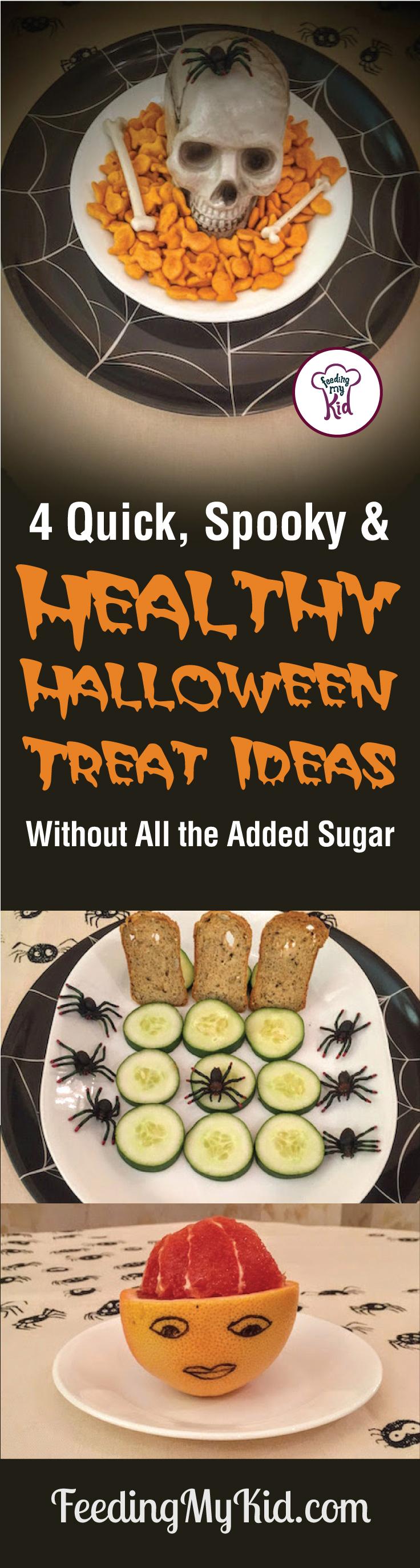 Skip the sweets this Halloween and try these healthy Halloween snacks! These spooky snacks are delicious have zero added sugar.