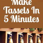 how to make tassels