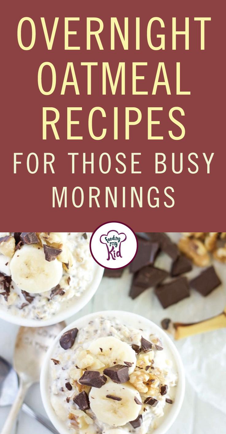 These overnight oatmeal recipes for those hectic mornings. Prep the night before and ready by morning! Mix and match flavors!