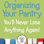 Organize pantry