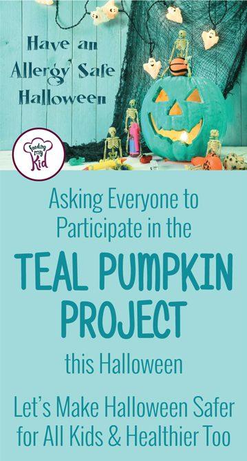 Halloween treats for kids don't have to be candy. Change how your kids are trick or treating! Find out more about the Teal Pumpkin Project.