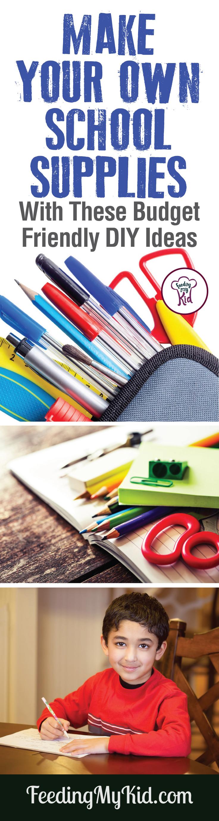 Make your own school supplies with this back to school DIY video! Get inspired with these budget-friendly tips to make personalized supplies.