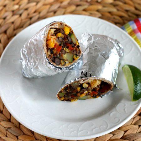 Black Bean And Quinoa Freezer Burritos