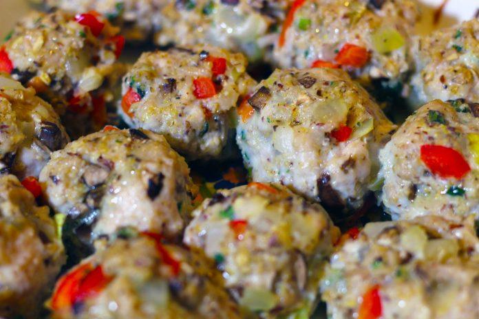 Chicken Homemade Meatballs loaded with Veggies and so Easy to Make