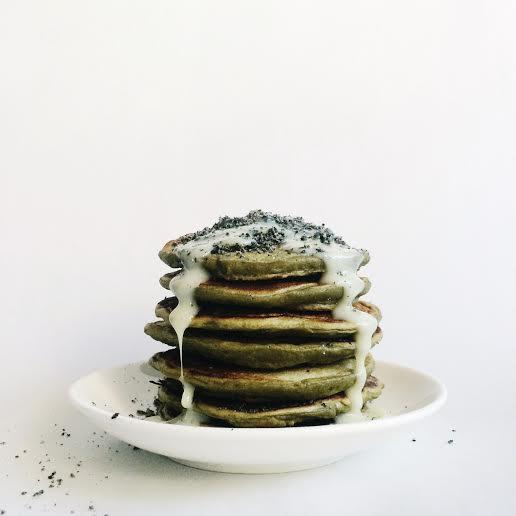 Easy Matcha Pancakes