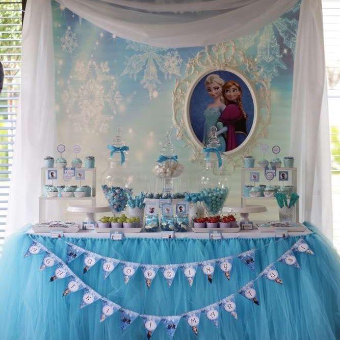 Frozen Birthday Party for Two Girls