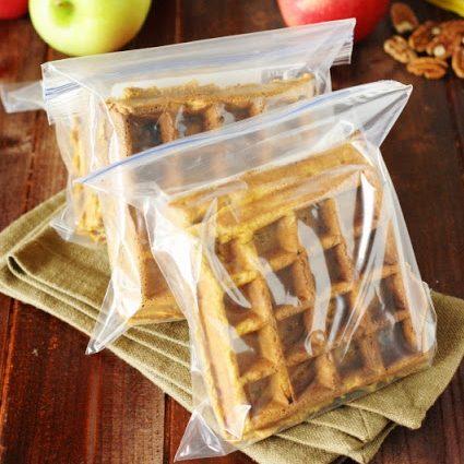 Pumpkin-Apple Waffles