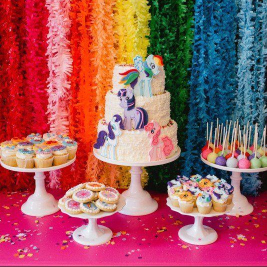 Rainbow-Themed My Little Pony Party