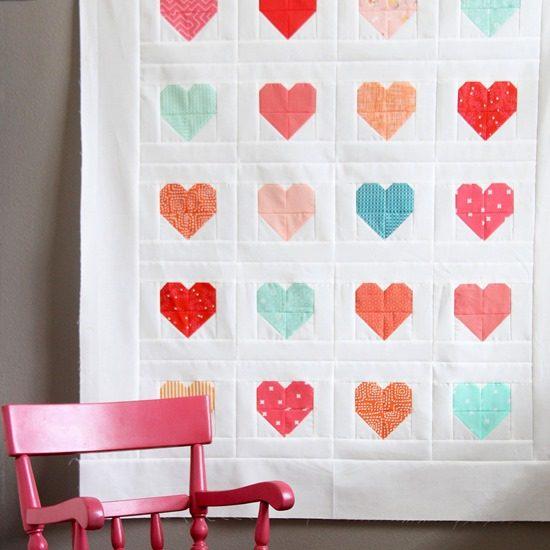 Simple Heart Quilt