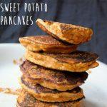 Sweet Potato Pancakes with Cinnamon Honey Butter