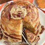 Sweet Potato Pecan Pancakes With Praline Butter
