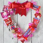 Valentine’s Candy Wreath