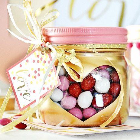 Valentine’s Day Gift – Heart Jars