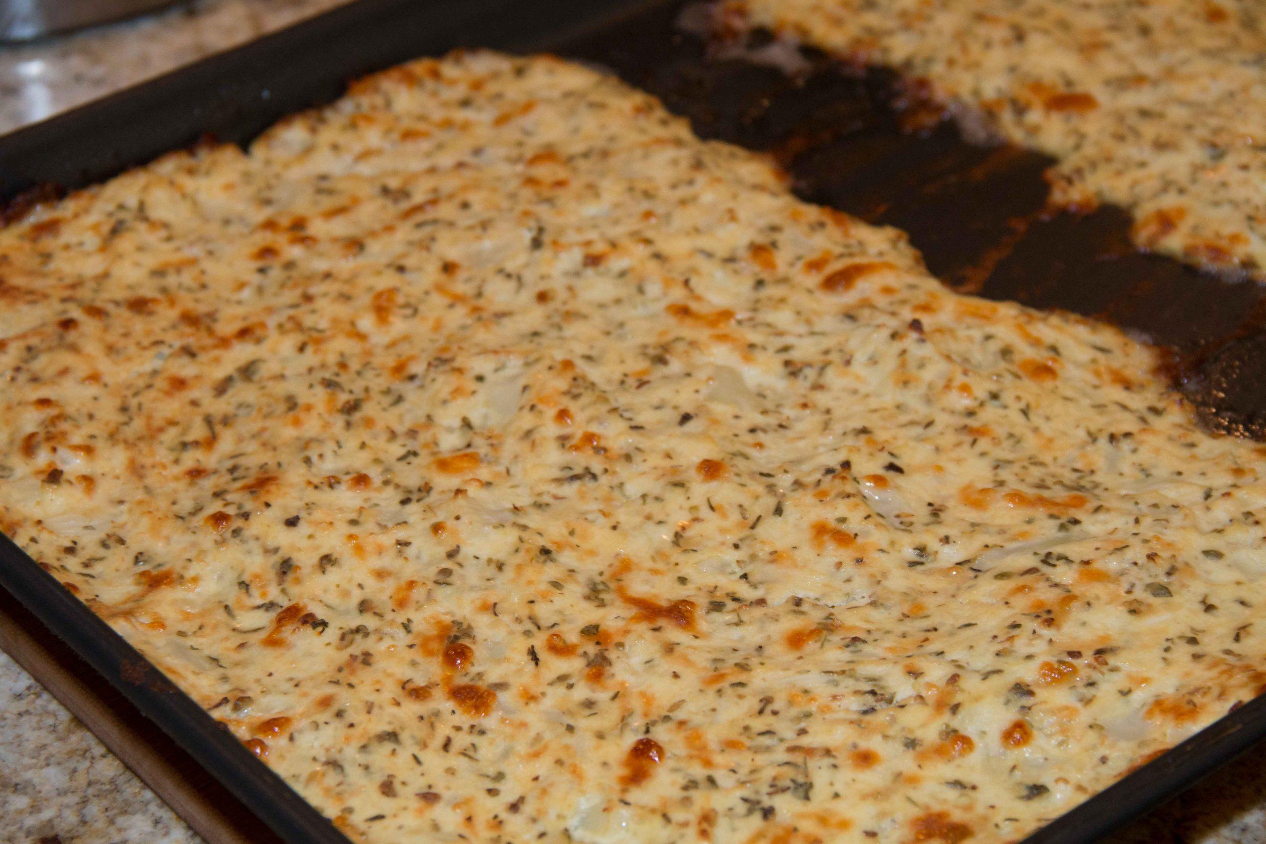 Using cauliflower to make pizza dough and cauliflower breadsticks is a great low-carb and gluten-free idea! Use this same recipe for your pizza crust.