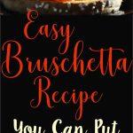 easy bruschetta recipe short