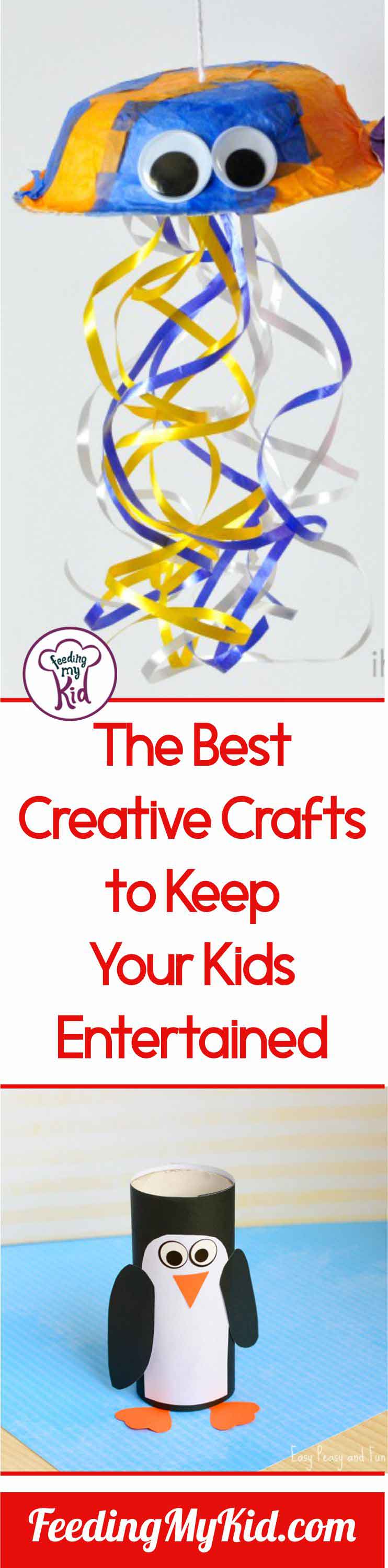 Keep your kids happy and entertained with these kids craft ideas. Use these for rainy days stuck at home, snow days, and school breaks.