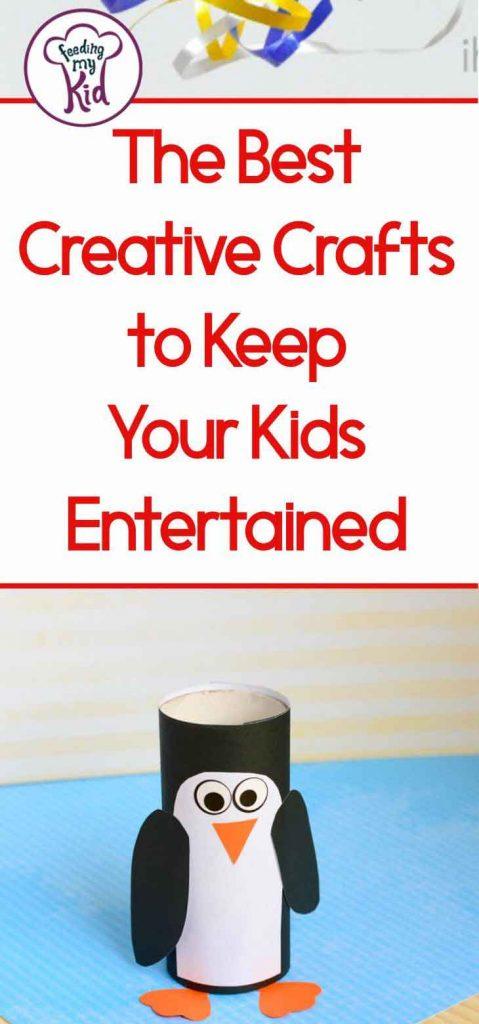 Keep your kids happy and entertained with these kids craft ideas. Use these for rainy days stuck at home, snow days, and school breaks.