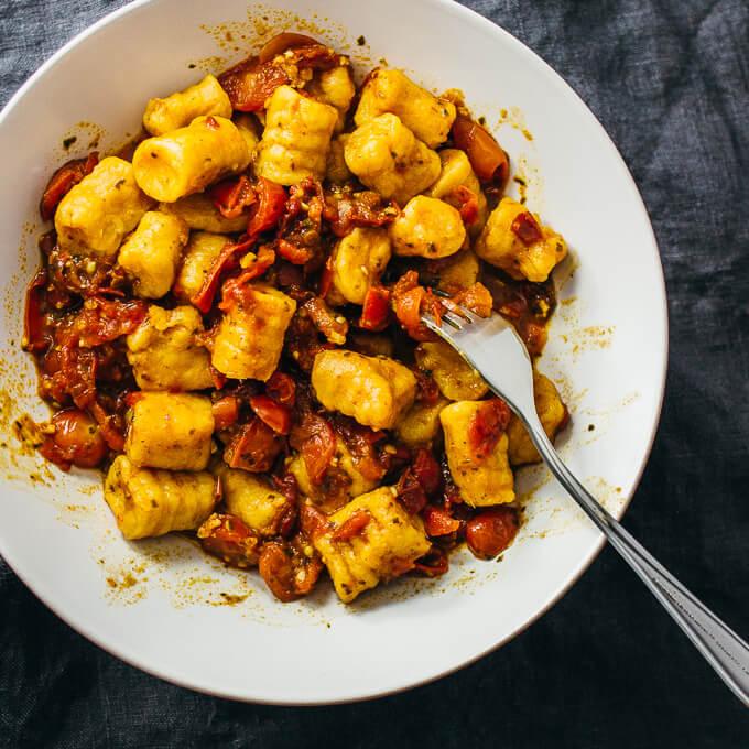 2-Ingredient Sweet Potato Gnocchi