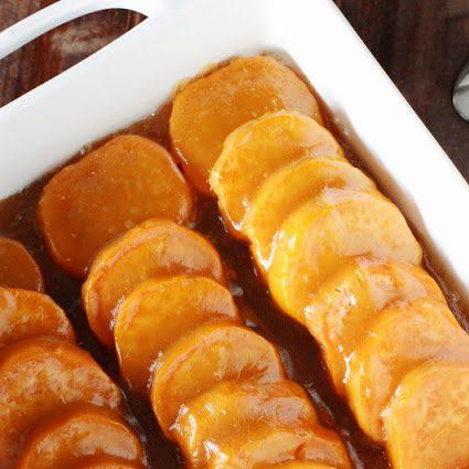 Glazed Sweet Potato Coins