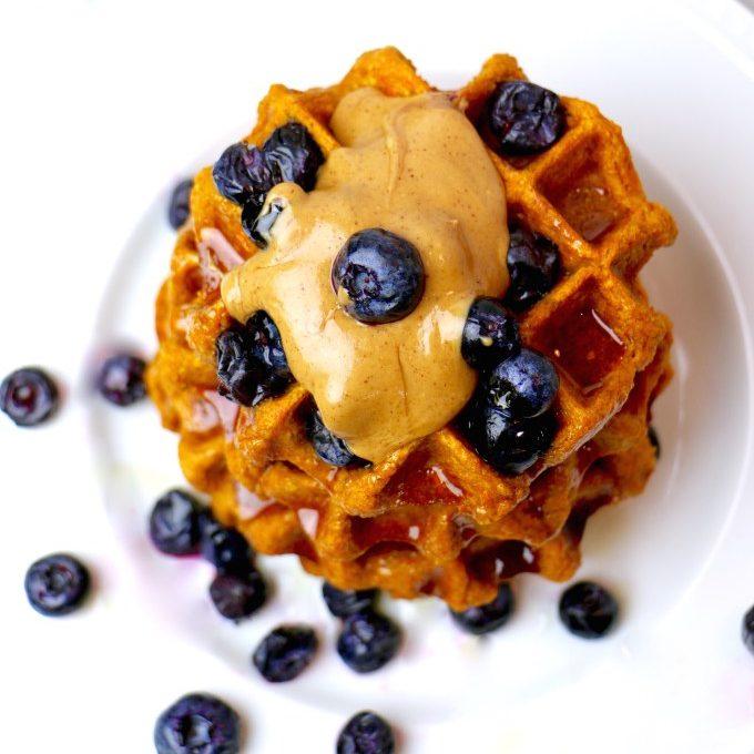 Healthy Sweet Potato Waffles