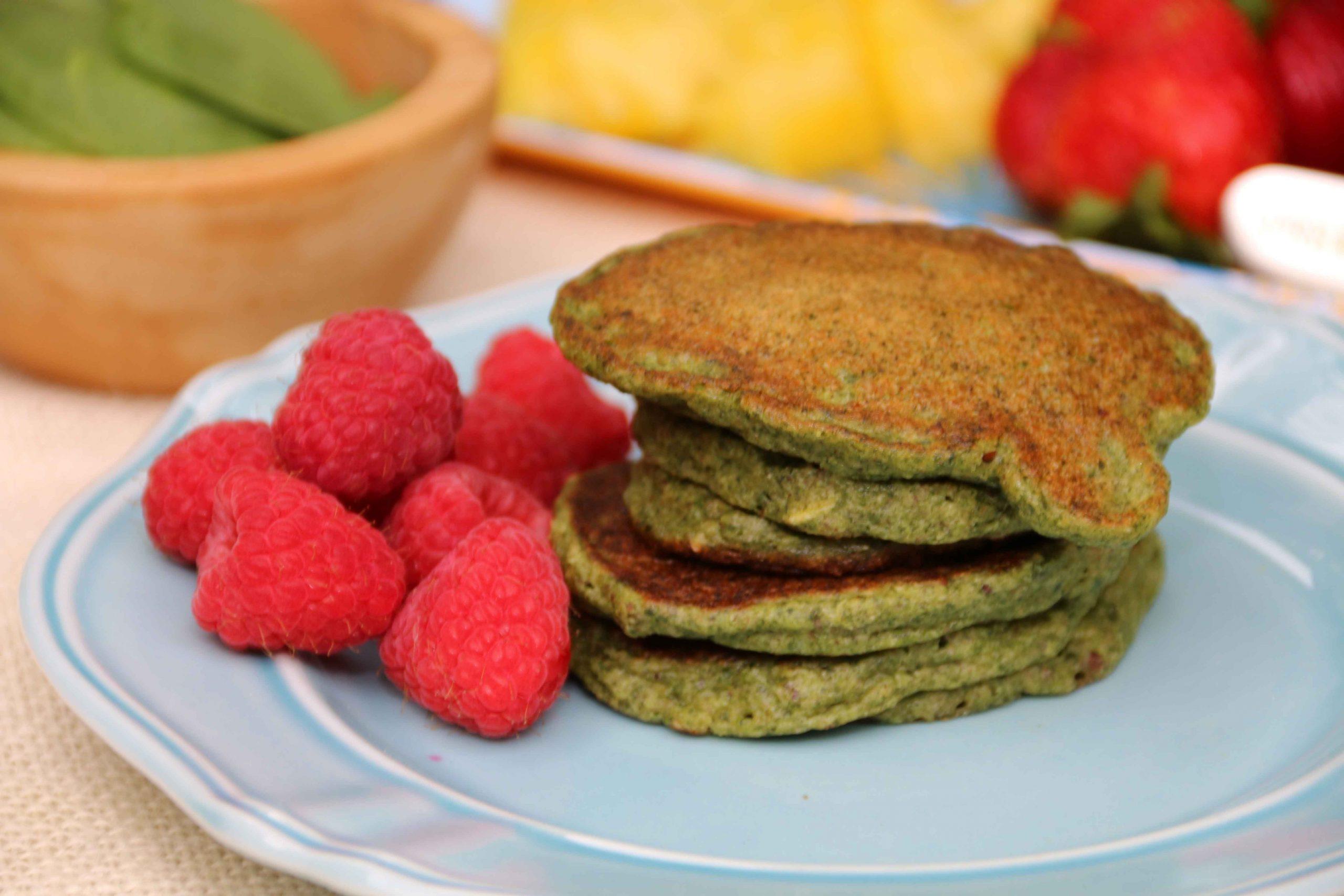 Spinach Pancakes Healthy Breakfast Recipe