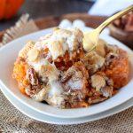 Sweet Potato Casserole With Marshmallow and Pecan Streusel