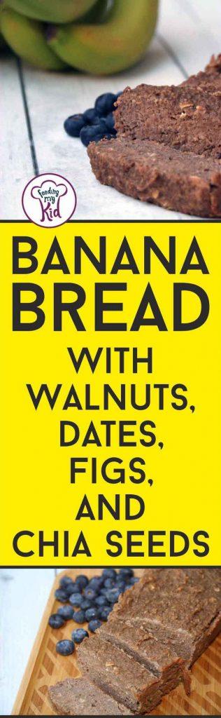 This recipe is loaded with fiber, has no added sugar and uses oat flour for added nutrients. Try this delicious and healthy banana bread!