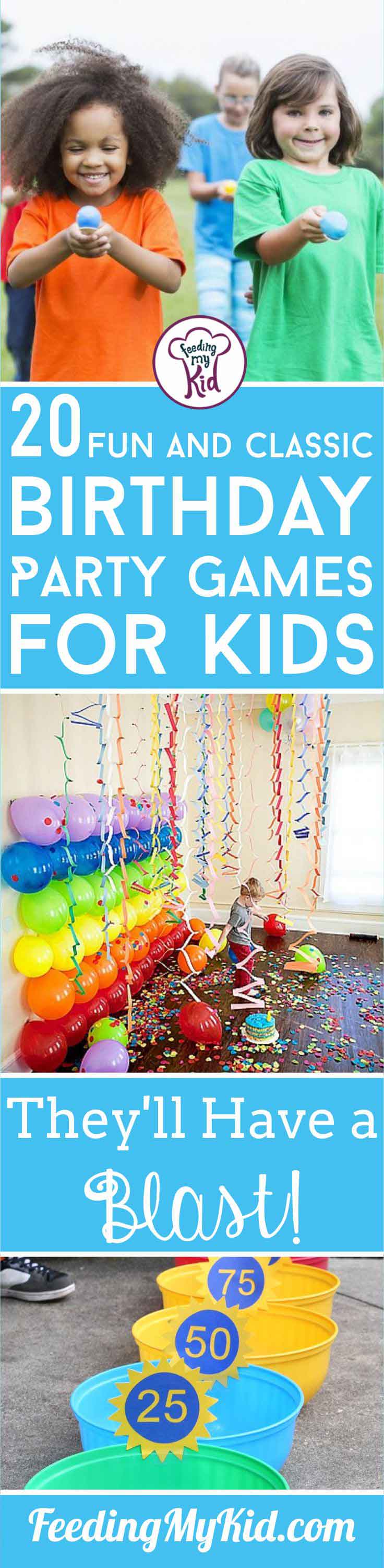 Birthday Party Games for Kids. Keep Them Entertained!