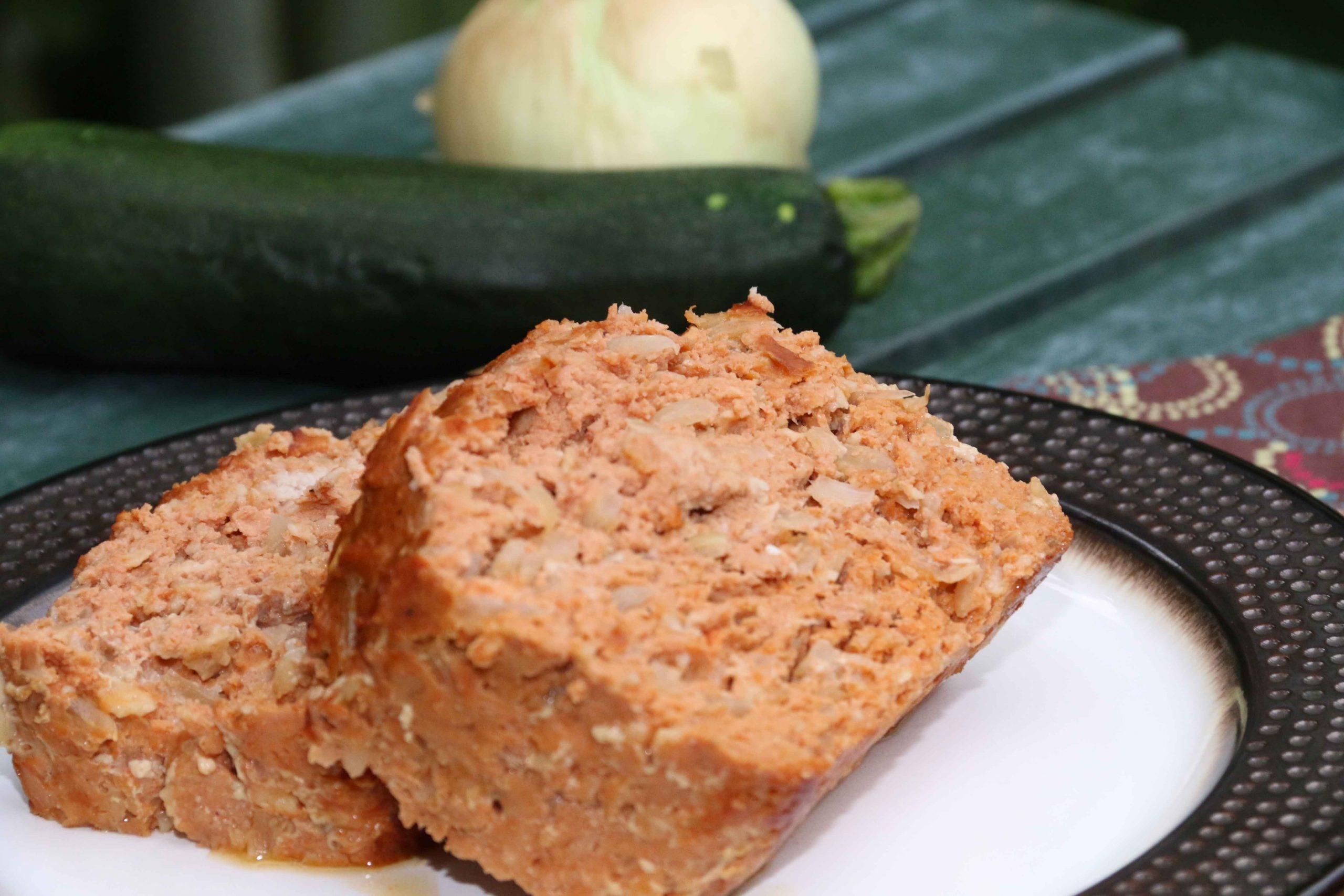 This healthy meatloaf recipe is loaded with zucchini and tasty flavors. You can choose your meat but don't skip the veggies! You'll love this one.