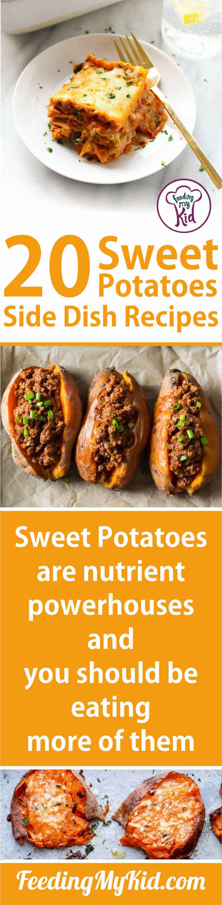 Sweet potatoes are the perfect vitamin-packed, delicious side for any dish. Try one of these sweet potato recipes and fall in love with the sweet potato!