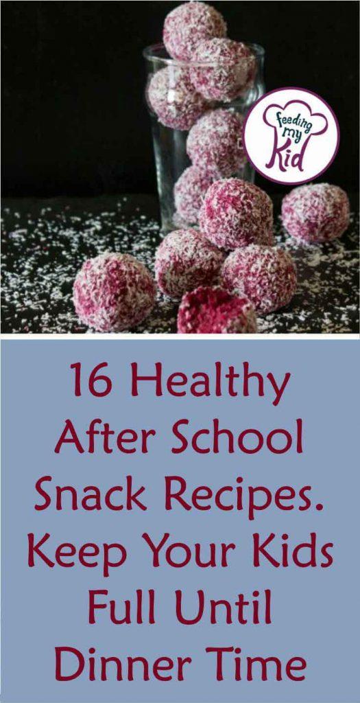 These healthy snack recipes are perfect for after school. Ditch the store-bought stuff and make these healthy snacks, right at home!