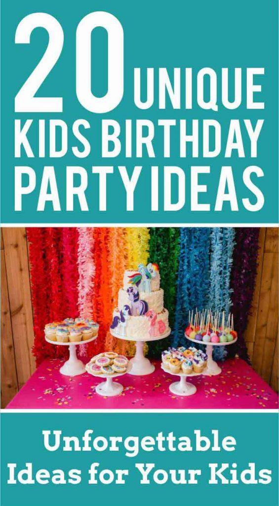 These kids birthday party ideas are perfect for the DIY lovers out there! Create birthday memories your kids will never forget.