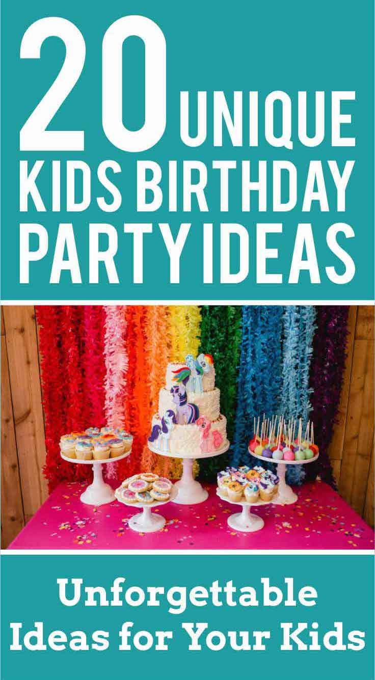 These kids birthday party ideas are perfect for the DIY lovers out there! Create birthday memories your kids will never forget.