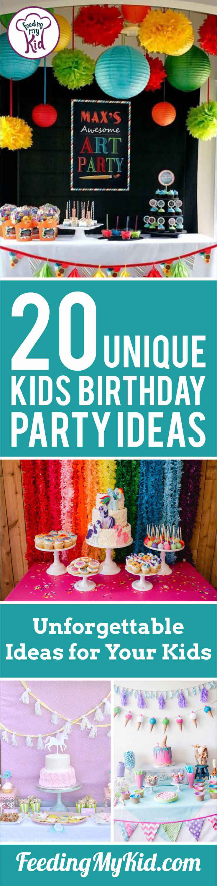 These kids birthday party ideas are perfect for the DIY lovers out there! Create birthday memories your kids will never forget.