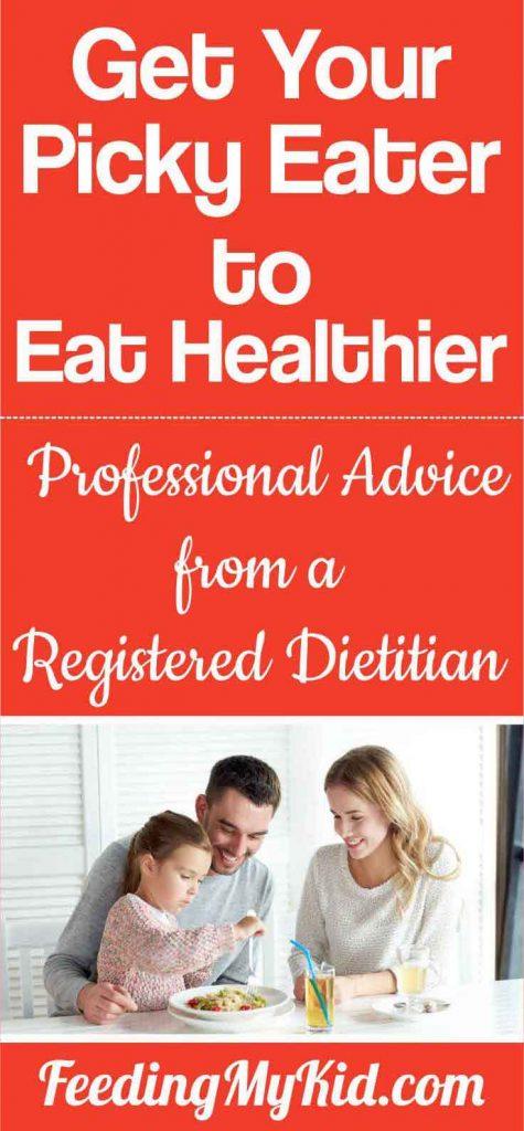 Learn the strategies to encourage healthy eating in a picky eater from Andy De Santis, RD MPH. These are easy and great tips to follow.