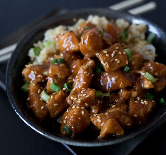 Pressure Cooker Honey Sesame Chicken