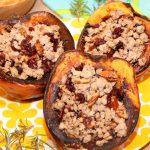 This acorn squash recipe is filled with all the flavors of Fall! A healthy and delicious dinner for any night of the week.