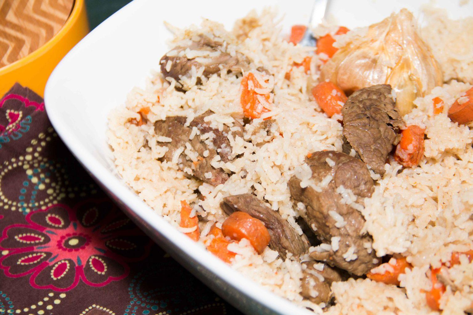 Easy Rice Pilaf with Lamb. Easy, Delicious, and GlutenFree!