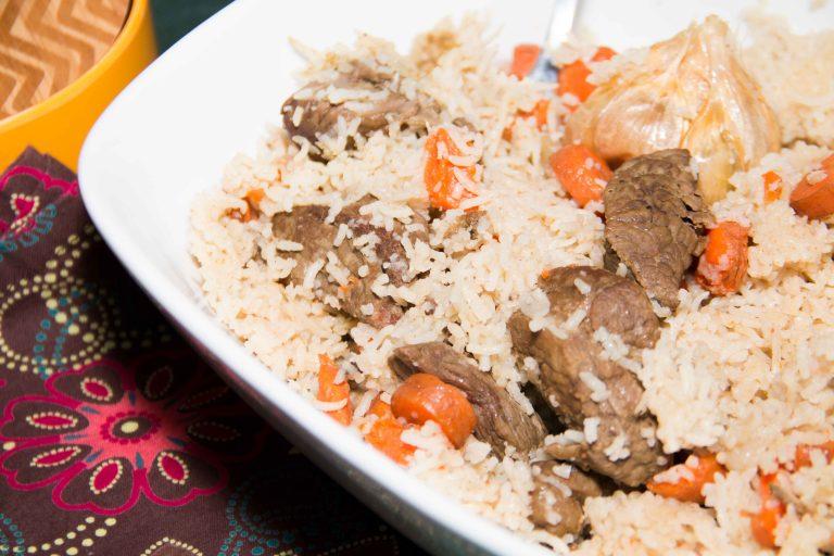 Easy Rice Pilaf with Lamb. Delicious and Gluten-Free!