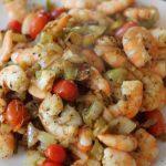 shrimp and veggies