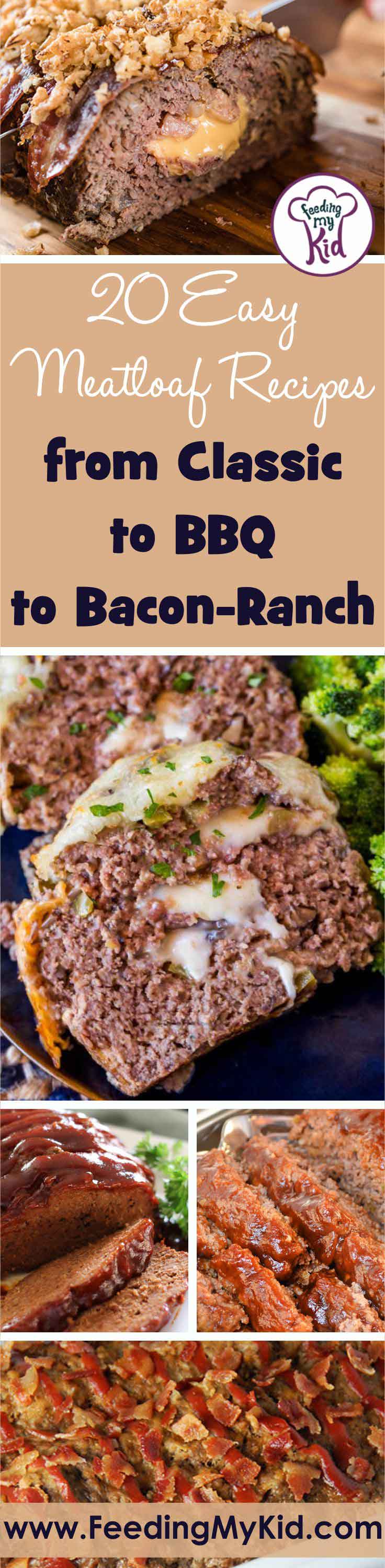 Meatloaf is one of those classic weeknight dinners we all grew up with. These meatloaf recipes are nothing like what you grew up with! So yummy.