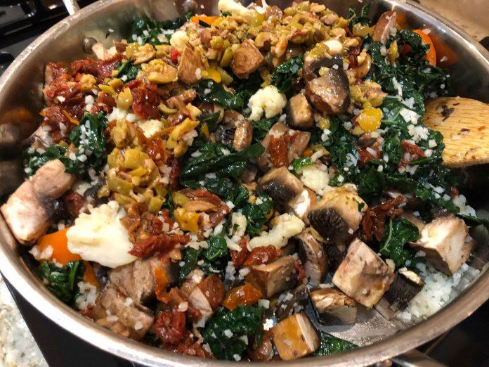 Kale Cauliflower Vegetable Salad