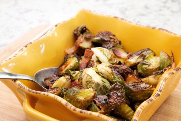 Roasted Brussels Sprouts With Bacon