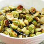 Roasted Brussels Sprouts with Parmesan, Garlic and Lemon